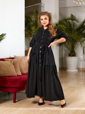 Сукня чорна 1730-1 фото