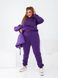 Теплий костюм трійка - фіолетовий 2114-1 фото 7