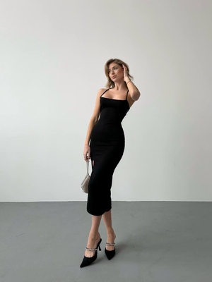 Сукня чорна 525-1 фото