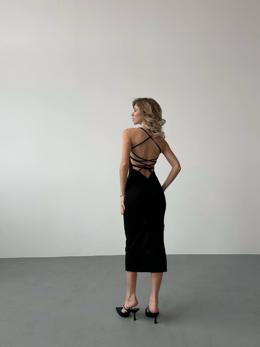 Сукня чорна 525-1 фото